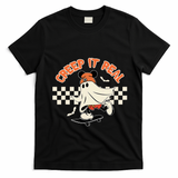 Creep It Real Spooky Ghost Mouse T-Shirt - Black