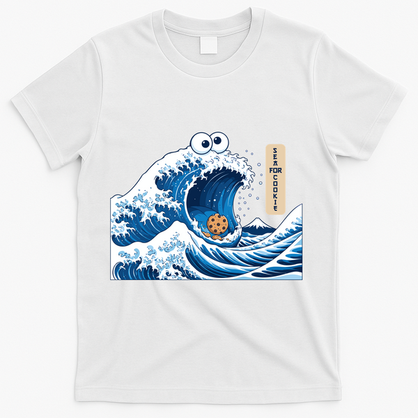 Cookie In The Sea T-Shirt - White