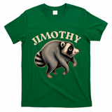 Charming Jimothy Raccoon Gift T-Shirt - Irish Green