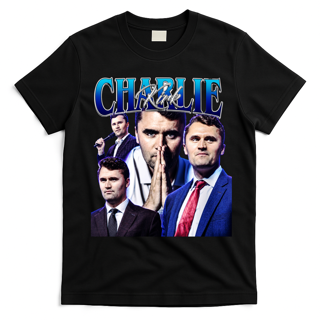 Charlie Kirk Vintage T-Shirt - Black