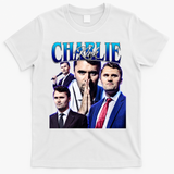 Charlie Kirk Vintage T-Shirt - White