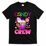 Candy Land Costume Women Candy Crew Sweetie Candy Squad T-Shirt - Black