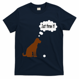 Chocolate Labrador Retriever Funny Lab Dog T-Shirt - Navy Blue