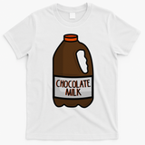 Chocolate Milk Costume Matching Halloween Costume T-Shirt - White