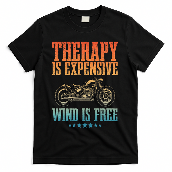 Cool Motorcycle For Women Motorcycle Lovers Bike Rider T-Shirt - Black