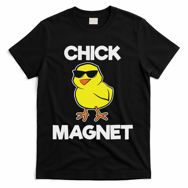 Chick Magne Funny Easter Cool Chick T-Shirt - Black