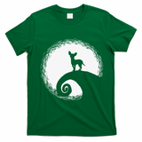 Chihuahua Moon Halloween Costume for Dog Lovers T-Shirt - Irish Green