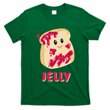 Couple Matching Jelly & Peanut Butter Halloween T-Shirt - Irish Green