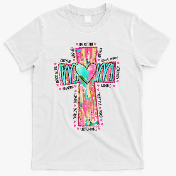 Christian Mom Mothers Day T-Shirt - White