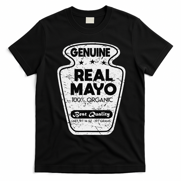 Condiment Mayo Mayonnaise Costume Vintage Halloween Gifts T-Shirt - Black