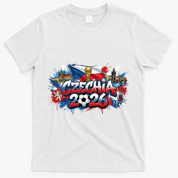 CZECHIA North America Soccer Tournament 2026 T-Shirt - White