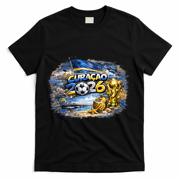 CURACAO North America Soccer Tournament 2026 T-Shirt - Black