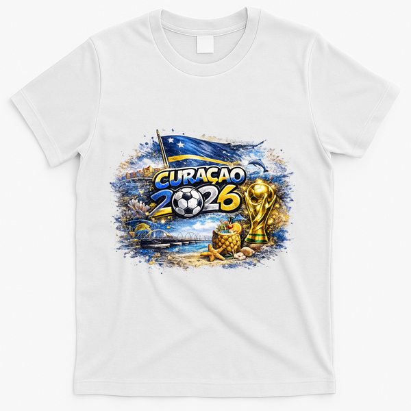CURACAO North America Soccer Tournament 2026 T-Shirt - White