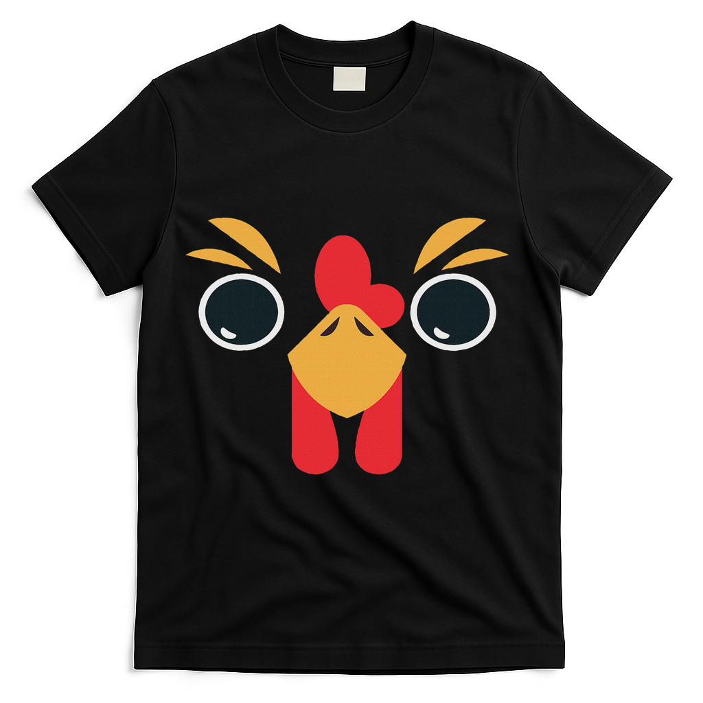 Chicken Outfit House Chicken Costume Chicken Halloween T-Shirt - Black