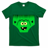 Creepy Of Underwear Face Halloween Costume T-Shirt - Green
