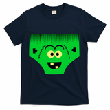 Creepy Of Underwear Face Halloween Costume T-Shirt - Navy