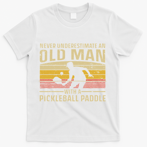 Cool Pickleball Art For Women Paddle Pickleball Player T-Shirt - White