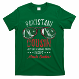Cool Pakistani Cousin Sunglasses Pakistani Family Vintage T-Shirt - Green