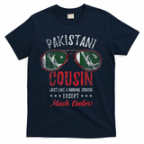 Cool Pakistani Cousin Sunglasses Pakistani Family Vintage T-Shirt - Navy