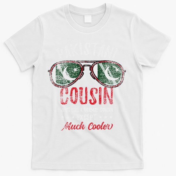 Cool Pakistani Cousin Sunglasses Pakistani Family Vintage T-Shirt - White