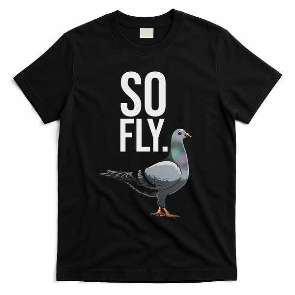 Cool Pigeon For Women Breeder Birdwatching Pigeon Racing T-Shirt - Black
