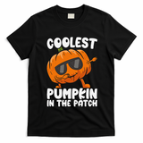 Coolest Pumpkin In The Patch Dabbing Halloween T-Shirt - Black