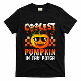 Coolest Pumpkin In The Patch Halloween Gift T-Shirt - Black