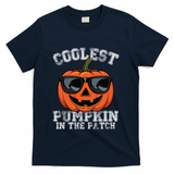 Coolest Pumpkin In The Patch Halloween Great Gift T-Shirt - Navy