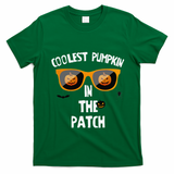 Coolest Pumpkin In The Patch Halloween Gift Cute T-Shirt - Irish Green