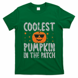 Coolest Pumpkin In The Patch Cute Halloween T-Shirt - Irish Green