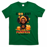 Coolest Pumpkin In The Patch Halloween Ns Gift T-Shirt - Green