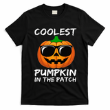 Coolest Pumpkin In The Patch Funny Halloween T-Shirt - Black