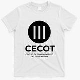 CECOT Prison Jail Funny Halloween Costume El Salvador T-Shirt - White