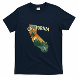 California Retro T-Shirt - Navy
