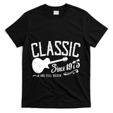 Classic Since 1975 And Still Rockin 50th Birthday T-Shirt - Black