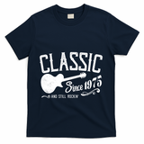 Classic Since 1975 And Still Rockin 50th Birthday T-Shirt - Navy