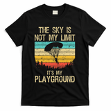 Cool Skydiving Art For Women Skydive Parachute Skydiver T-Shirt - Black