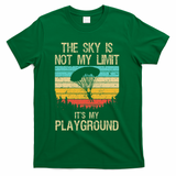 Cool Skydiving Art For Women Skydive Parachute Skydiver T-Shirt - Green