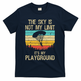 Cool Skydiving Art For Women Skydive Parachute Skydiver T-Shirt - Navy