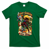 Court Shogun – Bigfoot Samurai Basketball Slam Dunk T-Shirt - Irish Green