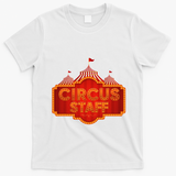 Circus Staff Clown Funny Halloween Costume Women T-Shirt - White
