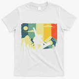 Cool Snowboarding Design For Women Vintage Snowboarder T-Shirt - White