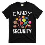 Candy Security Halloween Costume Party T-Shirt - Black
