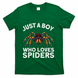 Cute Spider Spider Web Tarantula Arachnid T-Shirt - Green