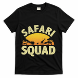 Cool Safari Squad For Women Zoo Animal African Jungle T-Shirt - Black