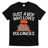 Cool Volcano Gift For Lava Magma Eruption Geology T-Shirt - Black