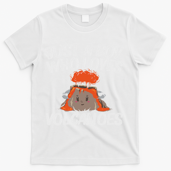 Cool Volcano Gift For Lava Magma Eruption Geology T-Shirt - White