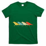 Crow Vintage Retro Raven Bird Lover 60s 70s Gift T-Shirt - Green