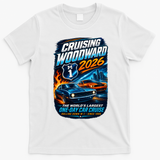 Cruising Woodward 2026 T-Shirt - White