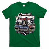 Cruisin' Woodward 2026 D Detroit To Pontiac T-Shirt - Irish Green